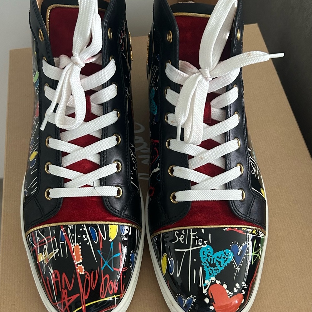 Christian Louboutin Multicolor Graffiti Sneakers